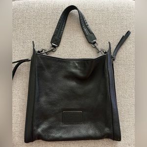 MARC JACOBS | 100% Leather large zipper tote